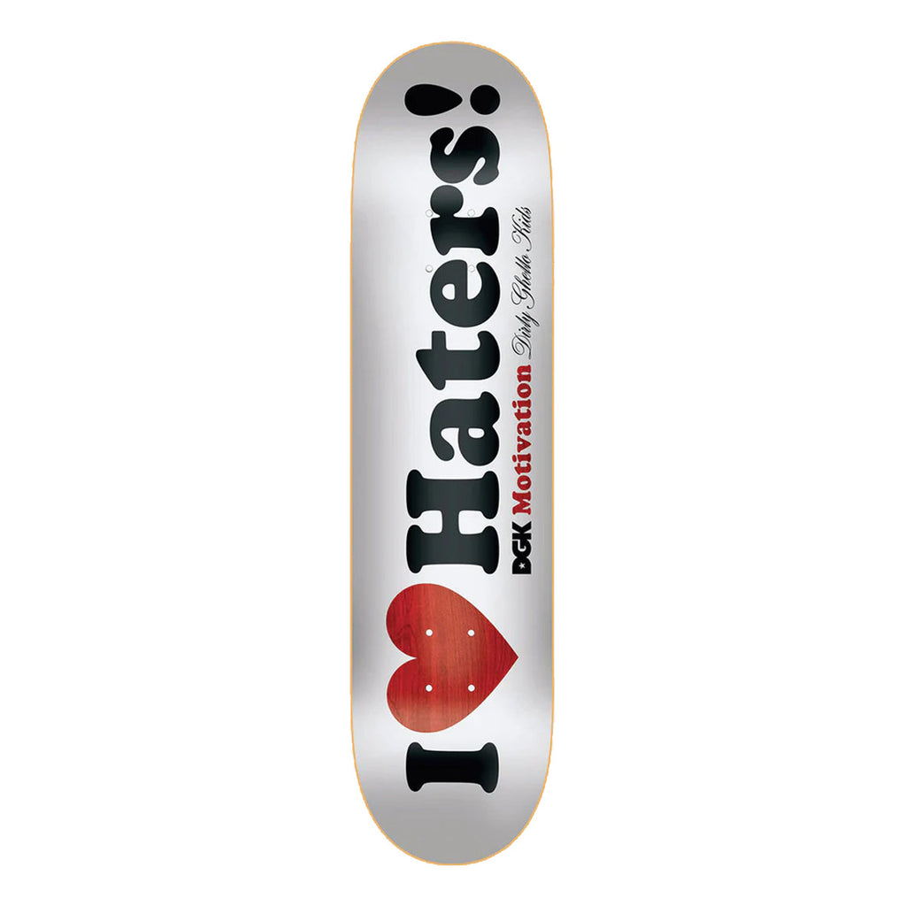DGK Skateboard Complete Haters White 7.75" x 31.5"