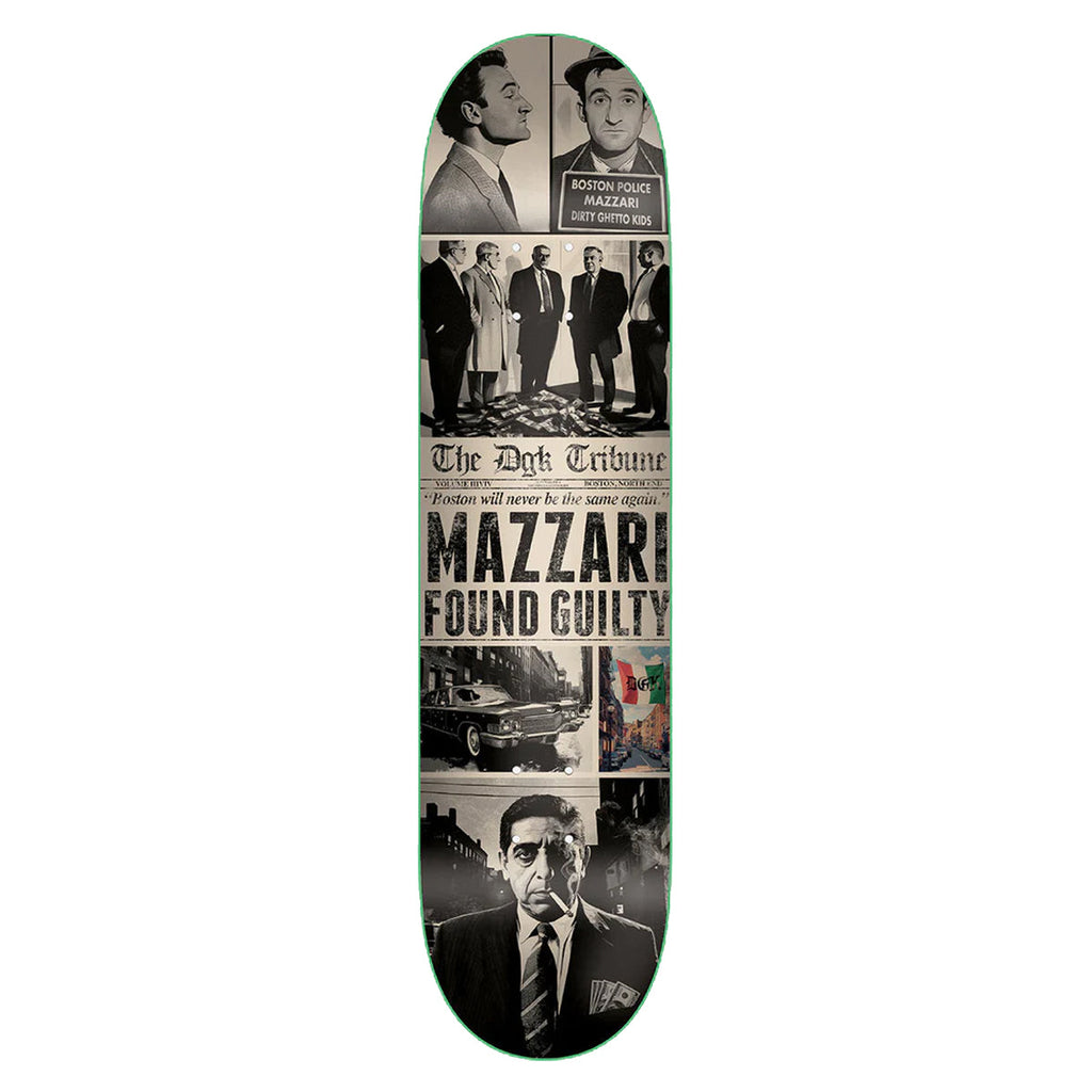 DGK Premium Skateboard Mazzari Gangland 8.25" Krux Trucks, Satori Wheels, Indy Bearings