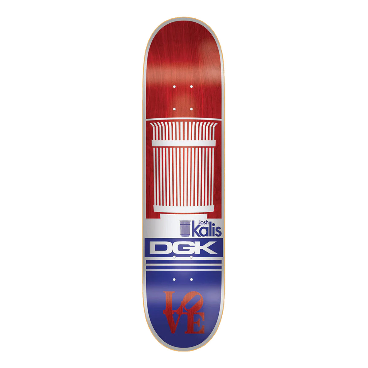 DGK Skateboard Deck Josh Kalis Heritage 8.06" x 31.2"