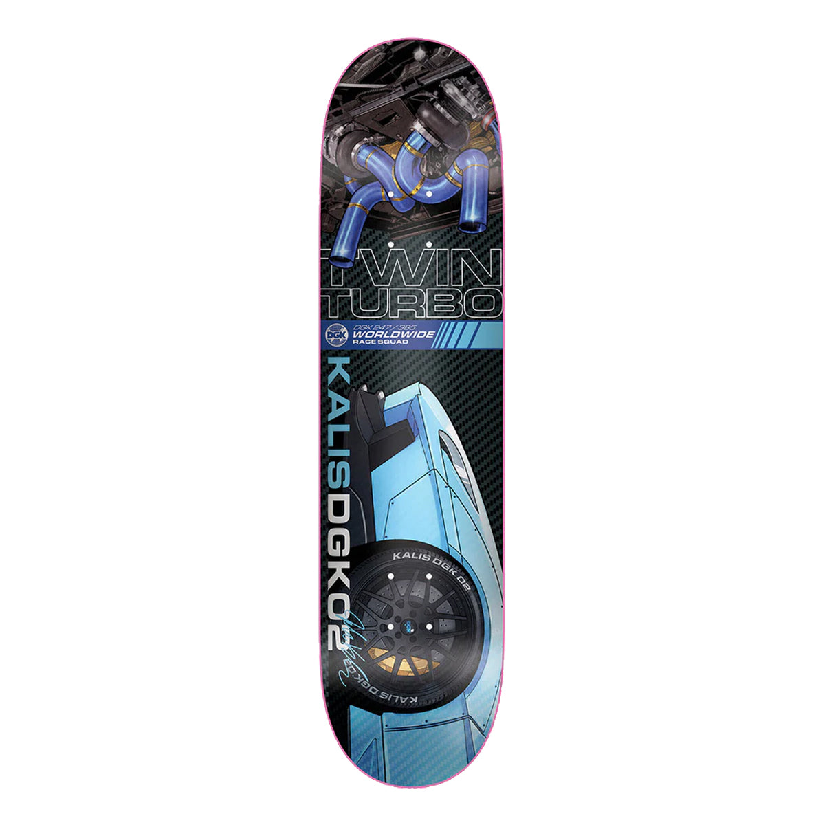 DGK Skateboard Complete Josh Kalis Twin Turbo 7.8" x 31.3"
