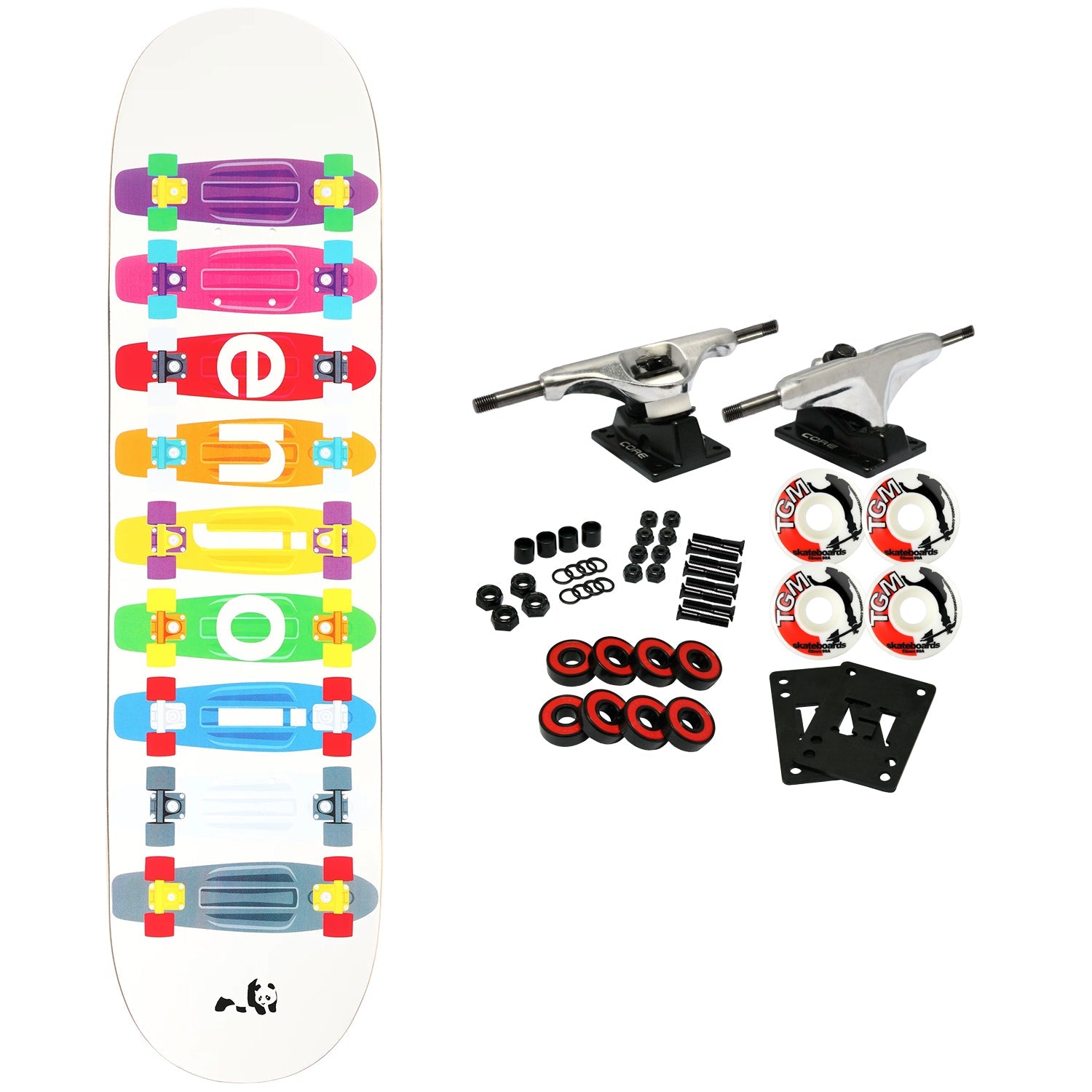 Enjoi Skateboard Complete Big Box Plastic Spectrum 8.25" x 32"
