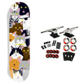Enjoi Skateboard Complete Cat Collage 8.25" x 32"