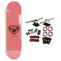 Jacuzzi Skateboard Complete Dolphin Logo Salmon 8.5" x 31.5"
