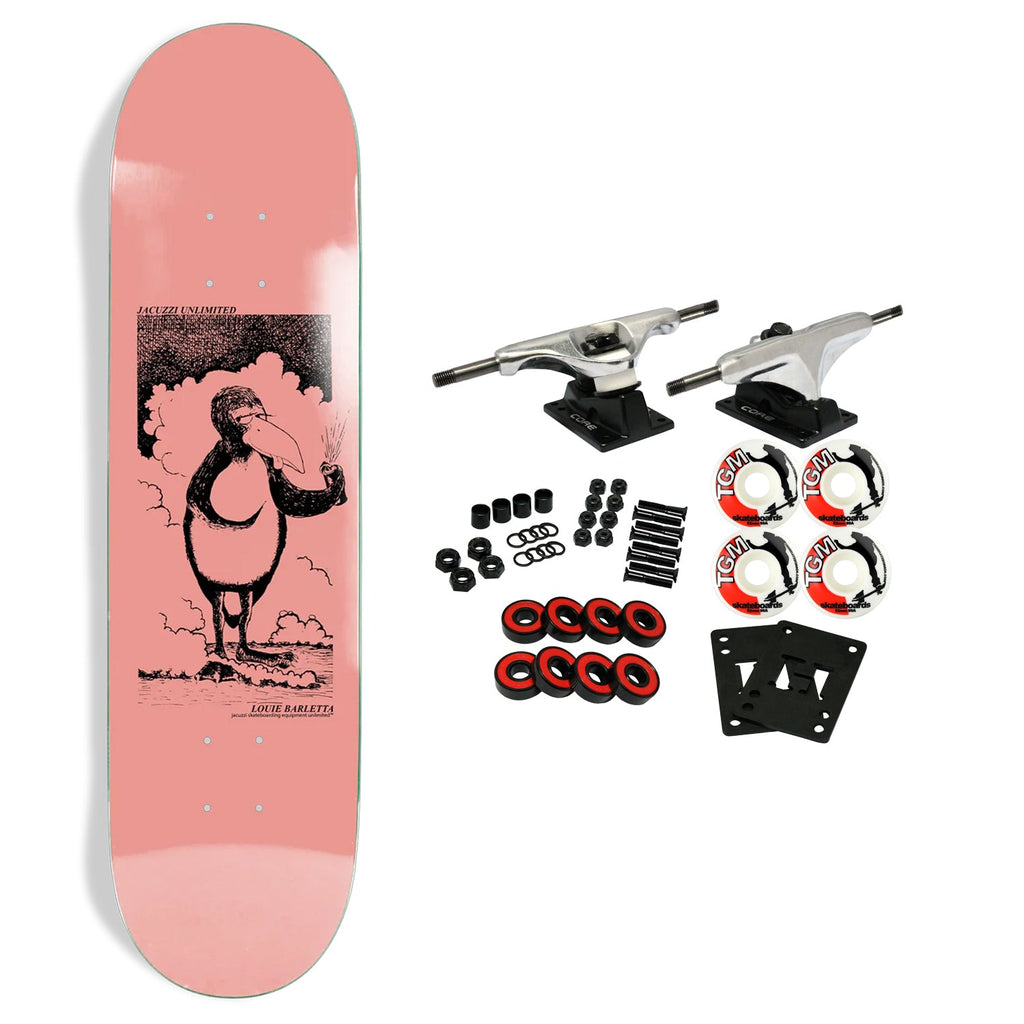 Jacuzzi Skateboard Complete Louie Barletta Toy Light Salmon 8.5" x 32.2"