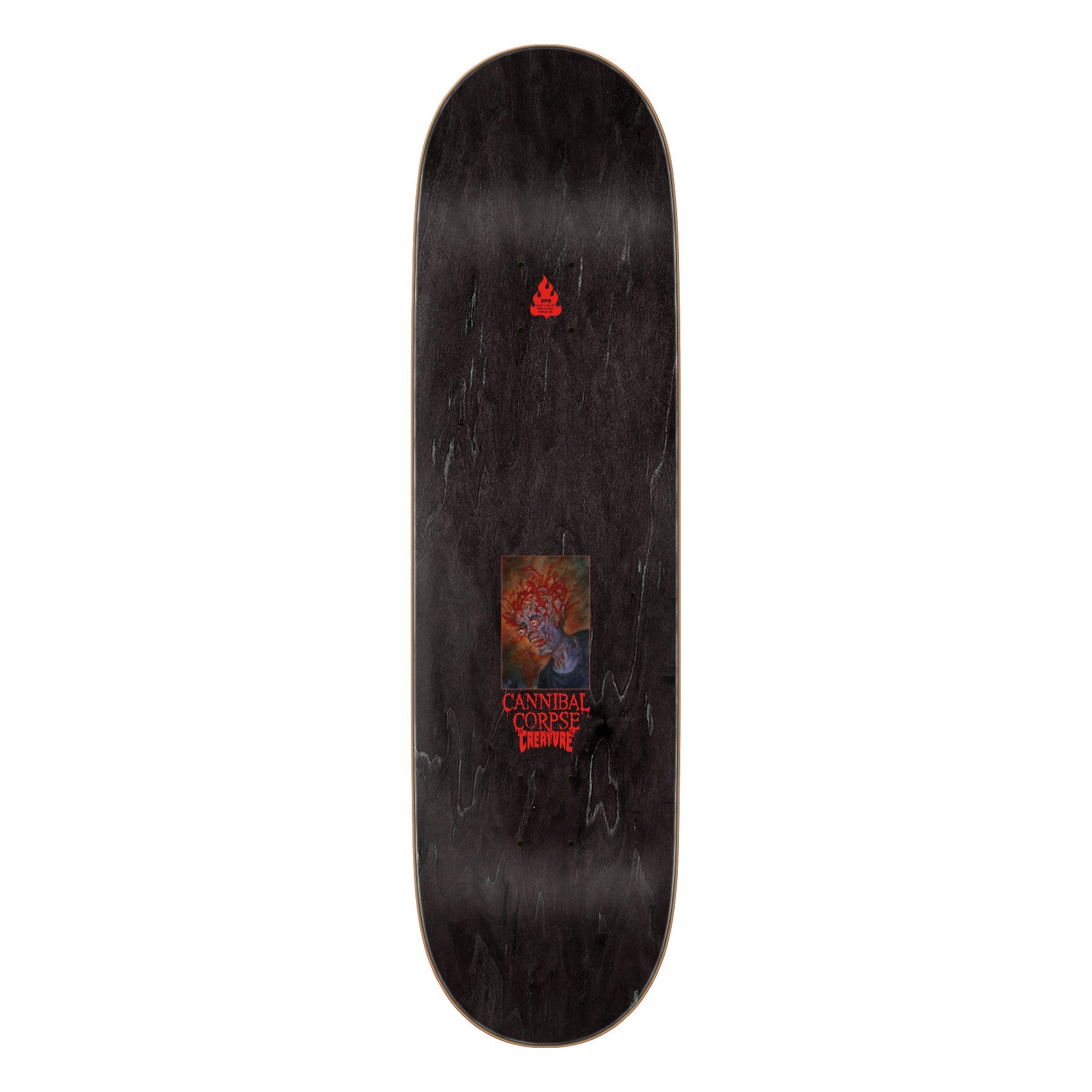 Creature Skateboard Deck Cannibal Corpse Skull and Blood 8.53" x 32.19"