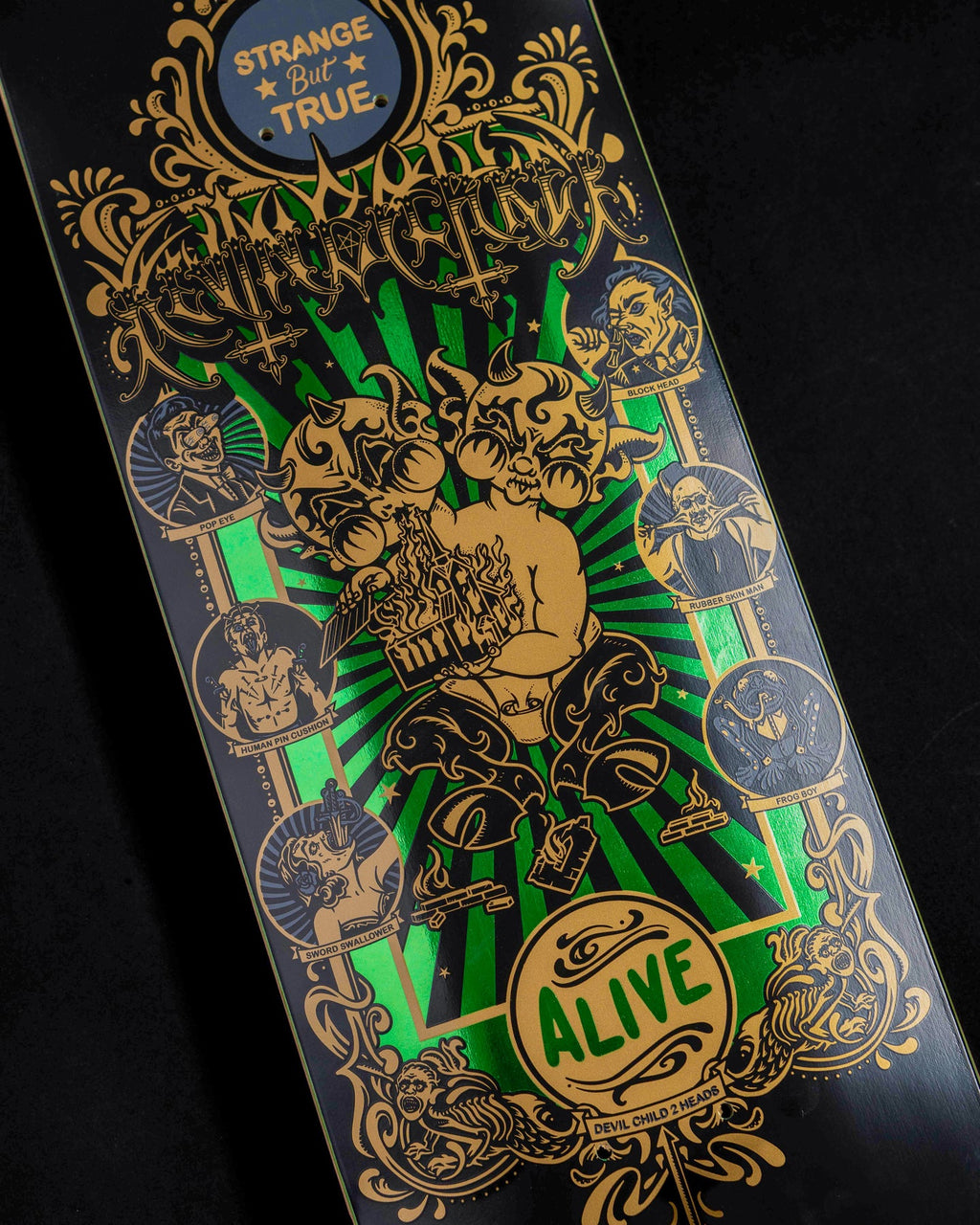 Creature Skateboard Deck Baekkel Sideshow 8.25" x 32.04"
