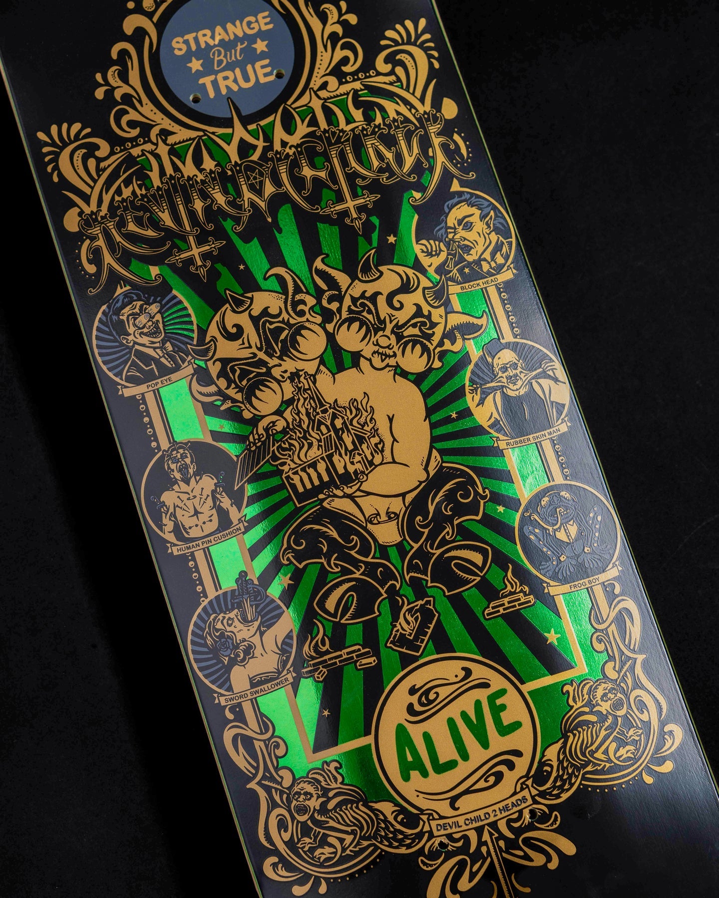 Creature Skateboard Deck Baekkel Sideshow 8.25" x 32.04"