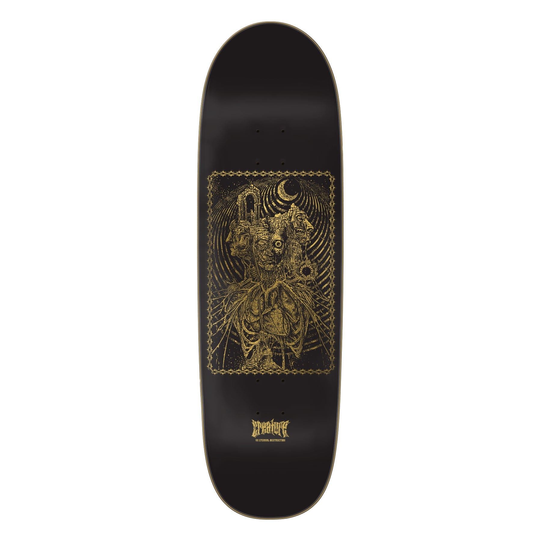 Creature Skateboard Deck Fortress LG VX Tri-X Egg 9.25" x 31.95"