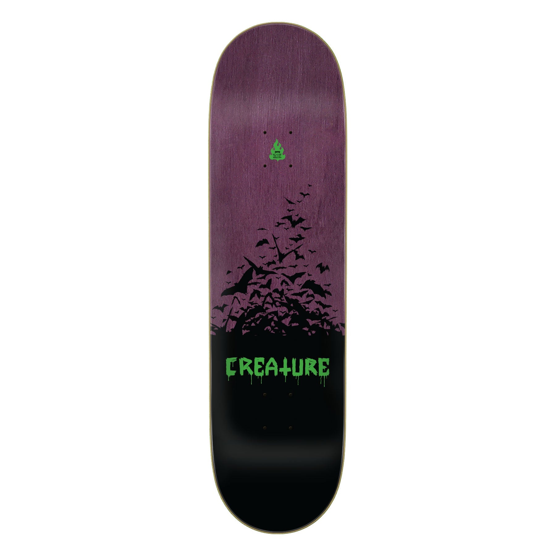 Creature Skateboard Complete Torres Skull Bat Stumps 8.51" x 31.88"