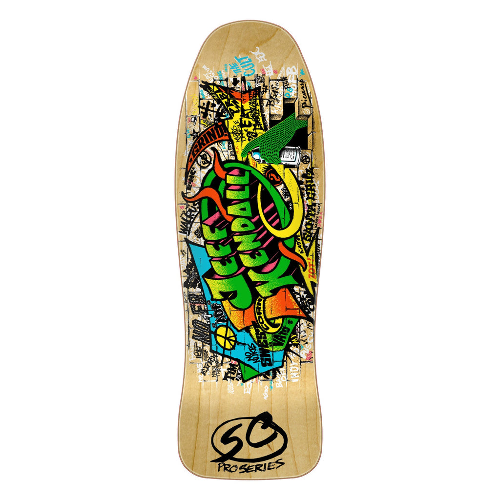Santa Cruz Skateboard Deck Kendall Graffiti Reissue 9.69" x 29.85"