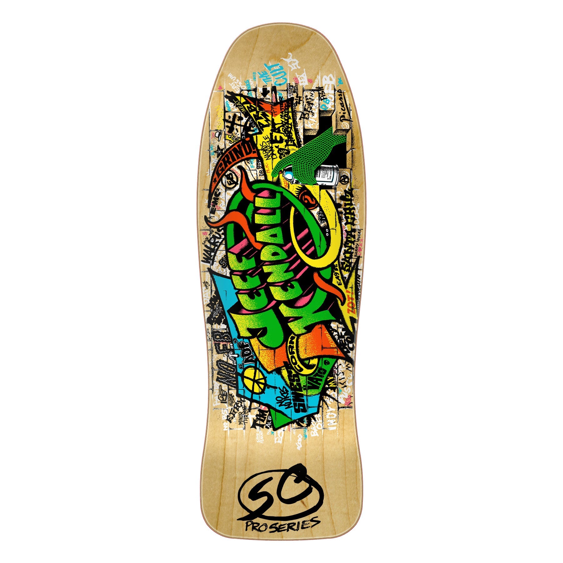 Santa Cruz Skateboard Deck Kendall Graffiti Reissue 9.69" x 29.85"