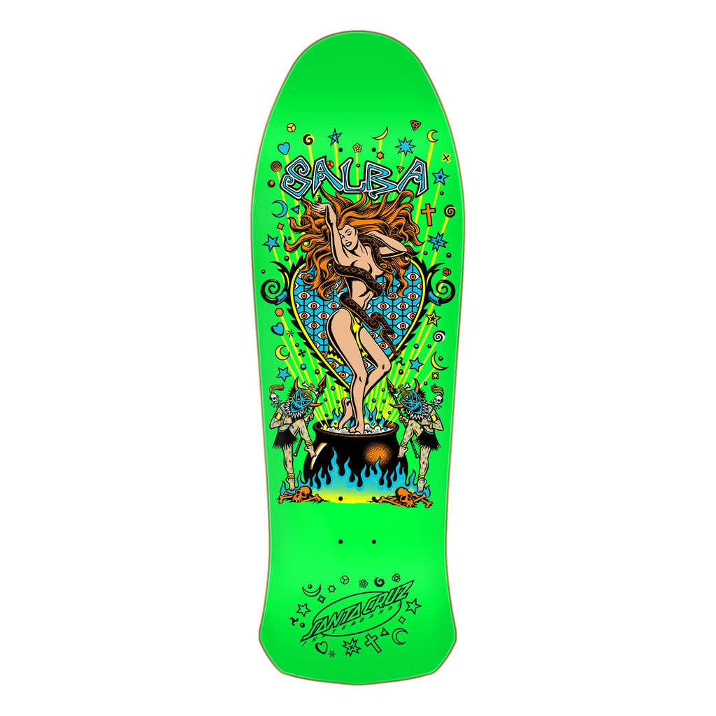Santa Cruz Skateboard Deck Salba Witch Doctor Reissue 10.4" x 32"