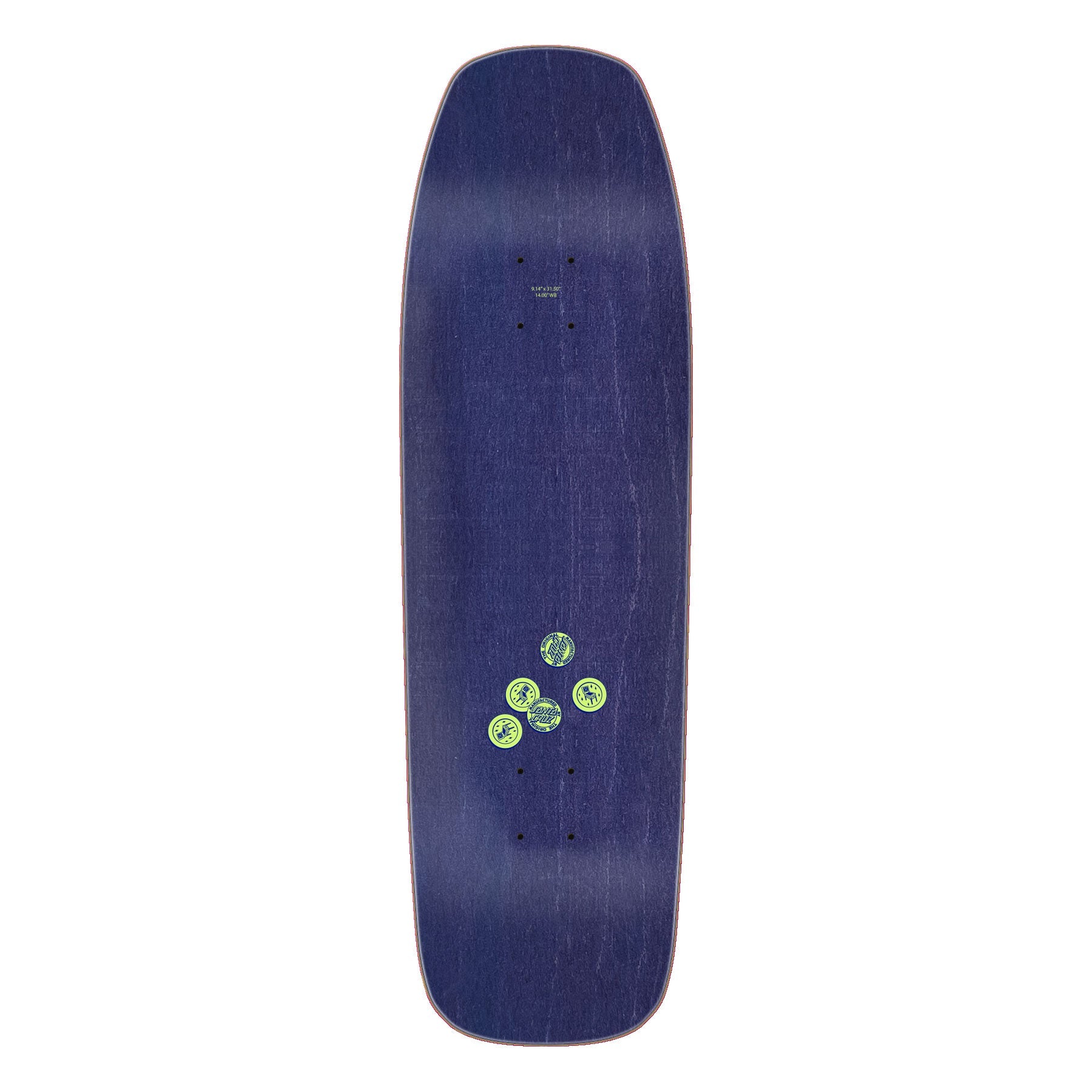 Santa Cruz Skateboard Deck Delfino Pinball 9.14" x 31.5"