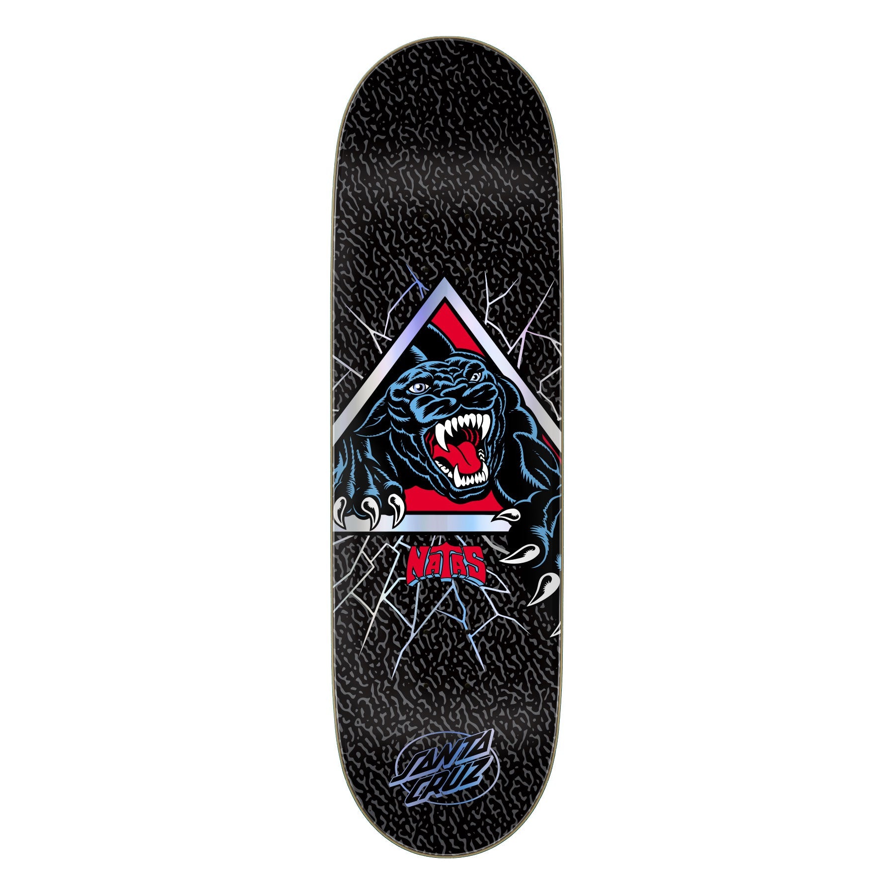 Santa Cruz Skateboard Deck Natas Shattered Panther VX Tri-X 9.0" x 32.15"