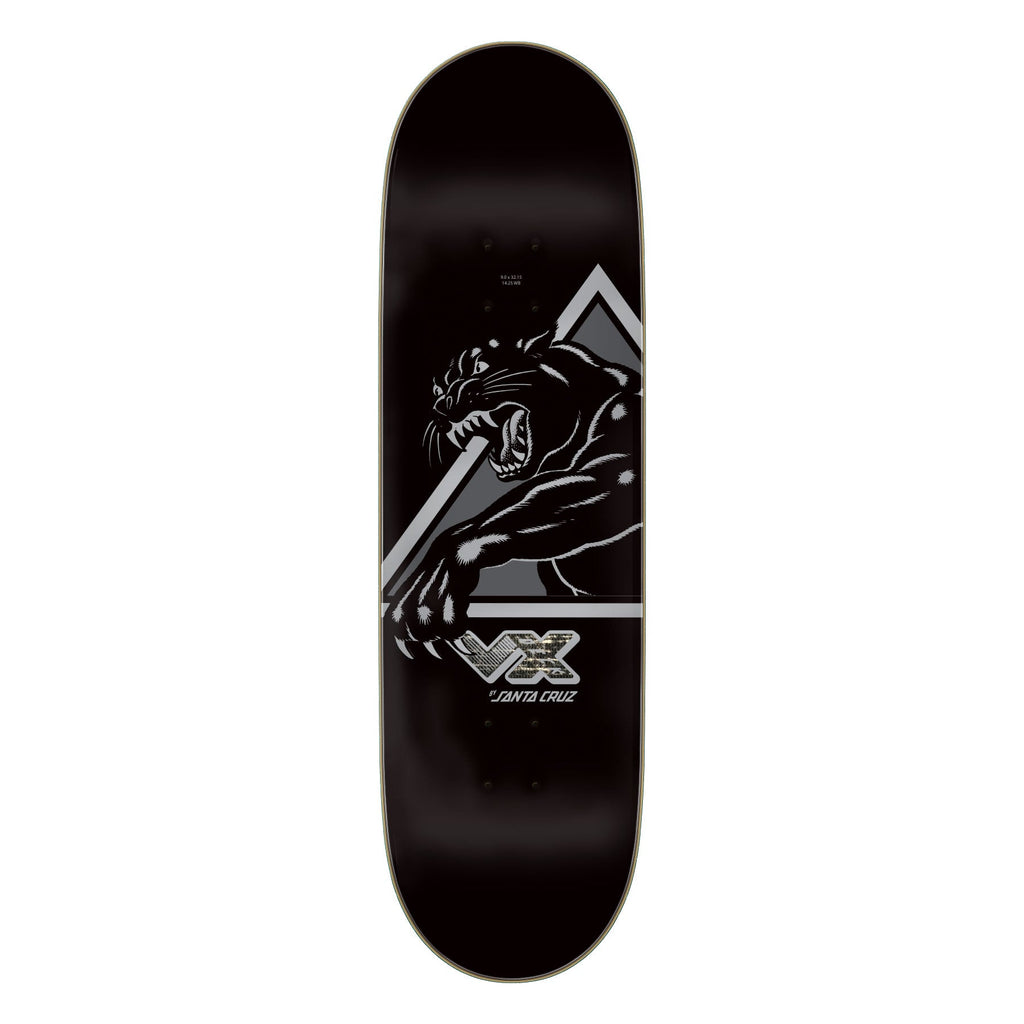 Santa Cruz Skateboard Deck Natas Shattered Panther VX Tri-X 9.0" x 32.15"