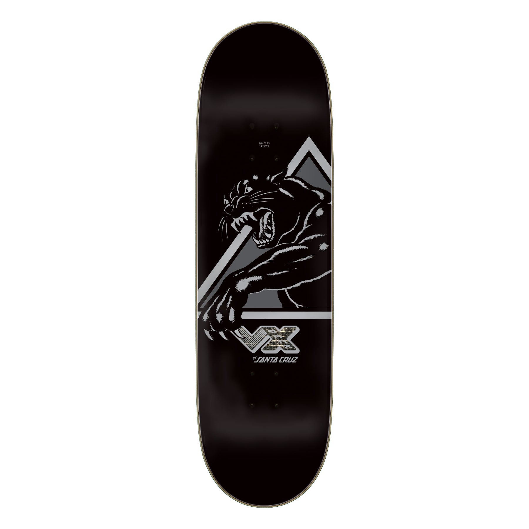 Santa Cruz Skateboard Complete Natas Shattered Panther VX Tri-X 9.0" x 32.15"
