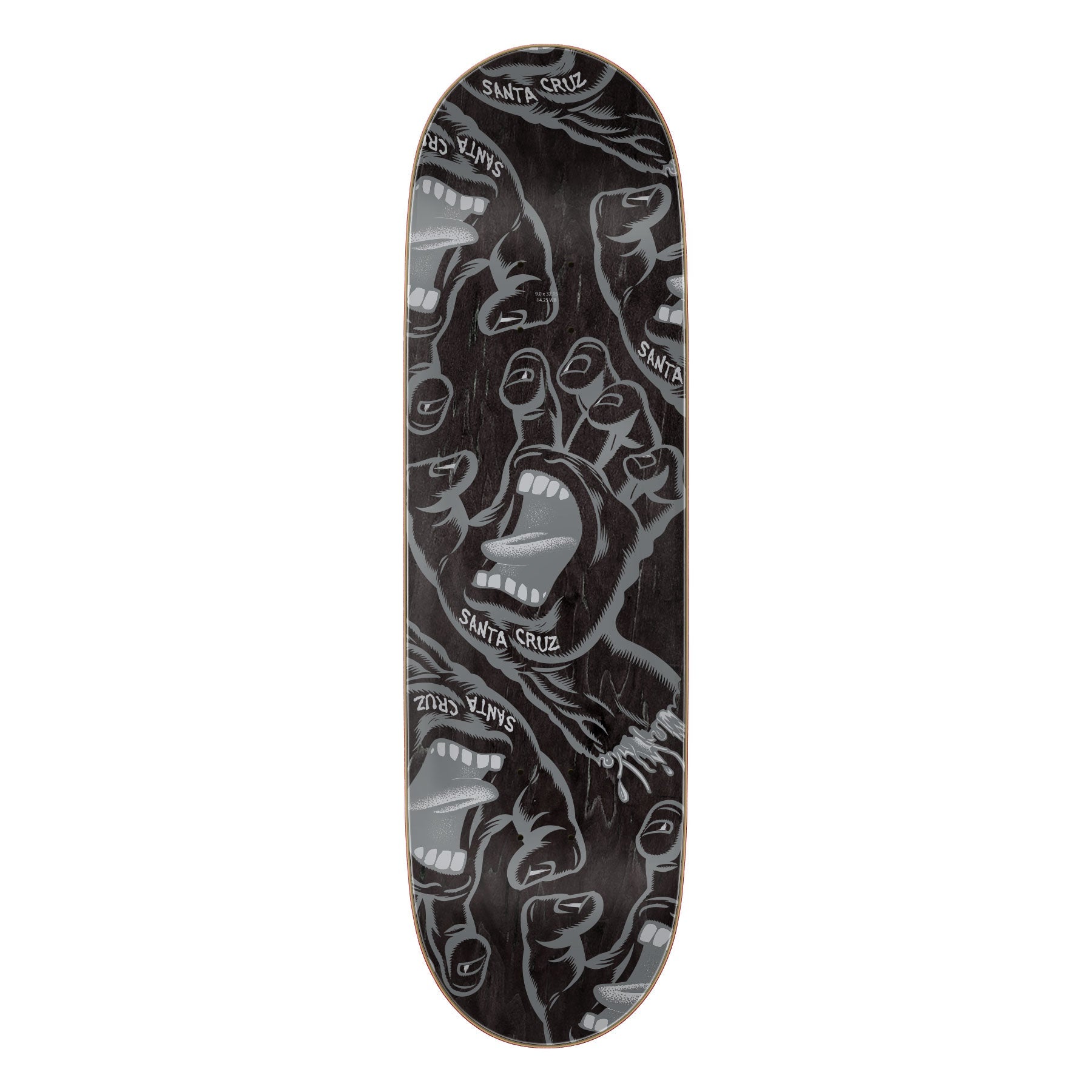 Santa Cruz Skateboard Complete Crowded Hand 9.0" x 32.15"