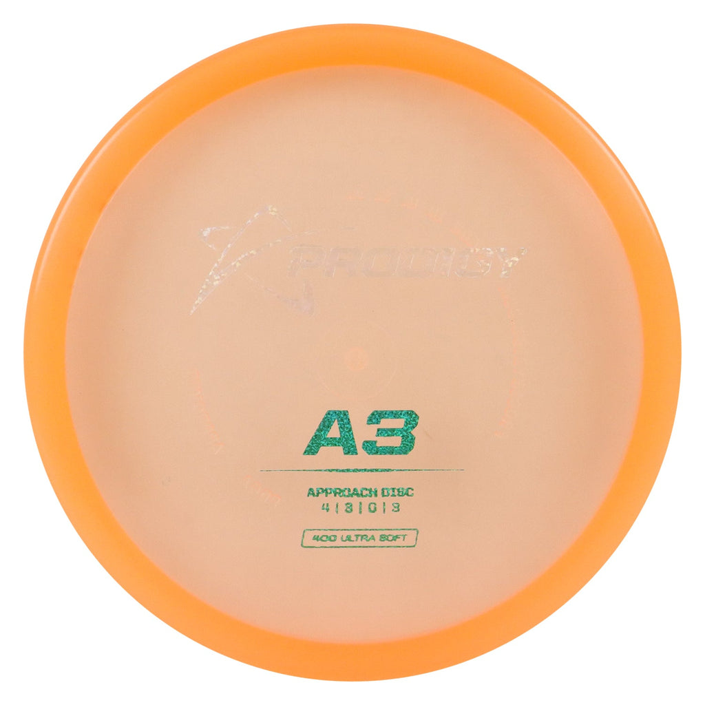 Prodigy Disc Golf 400 Ultra Soft A3 Putt and Approach 4/3/0/3