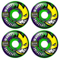 Spitfire Skateboard Wheels 56mm F4 99A Radial Full Neon Green/Purple