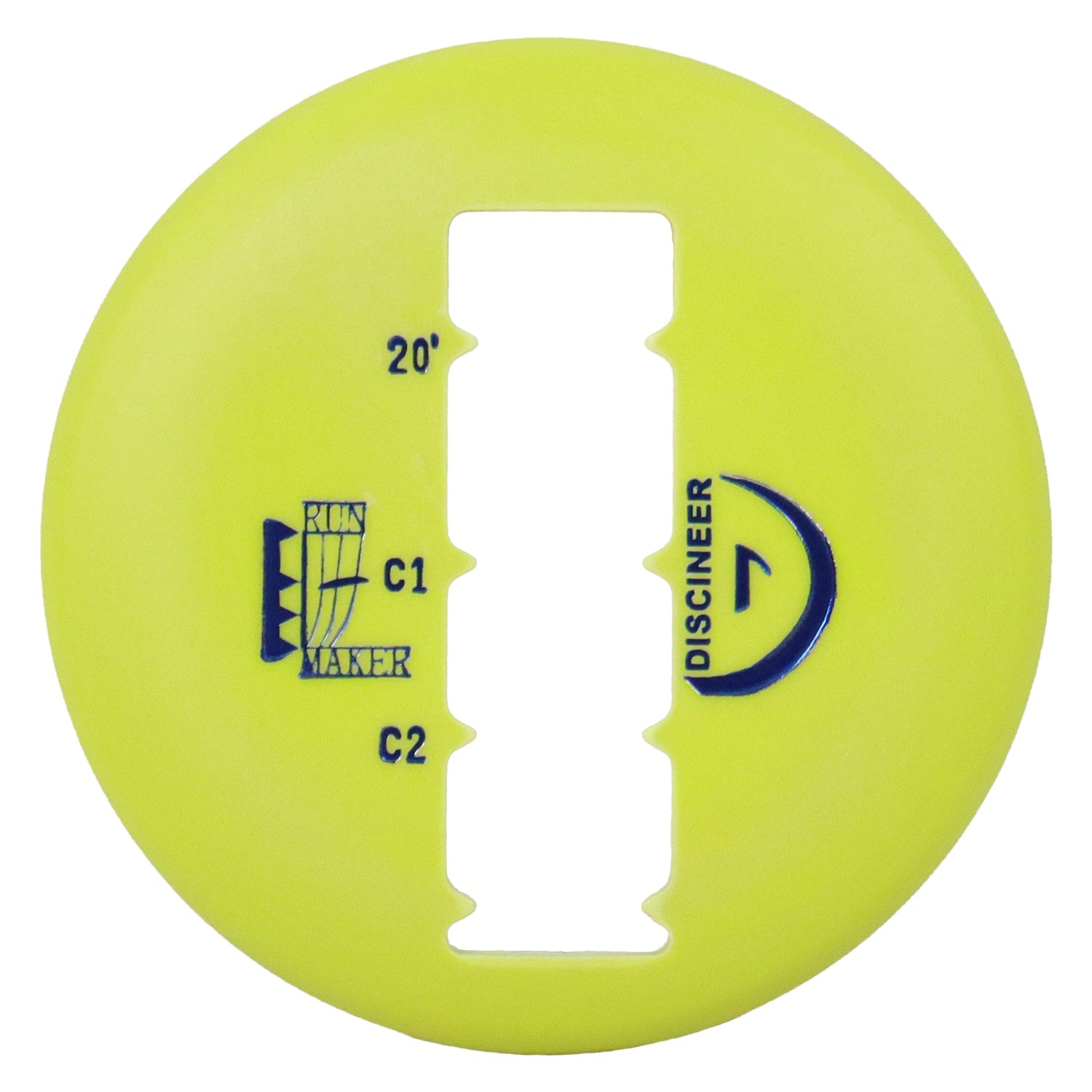 Discineer Run Maker Disc Golf Distance Estimating Mini Marker for Circle 1 & 2