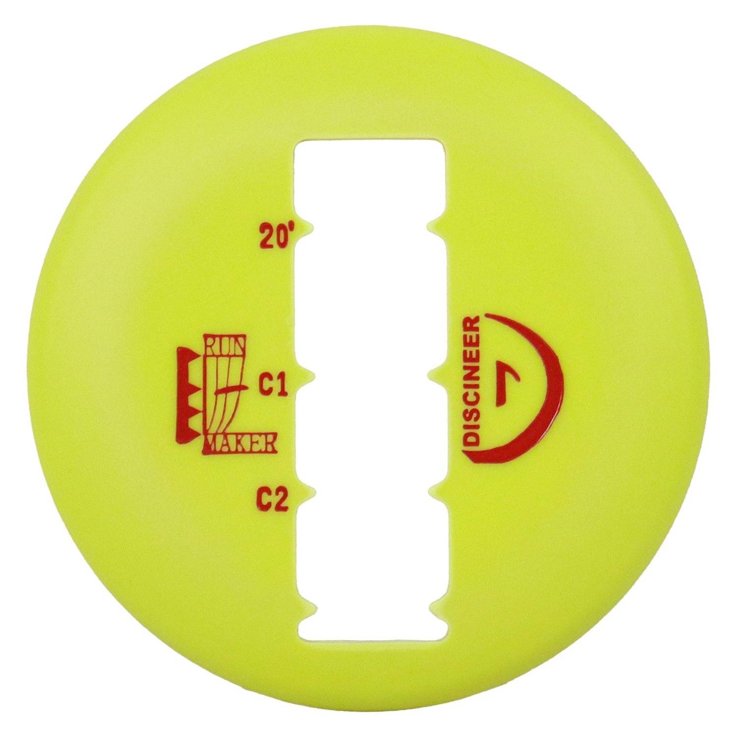 Discineer Run Maker Disc Golf Distance Estimating Mini Marker for Circle 1 & 2