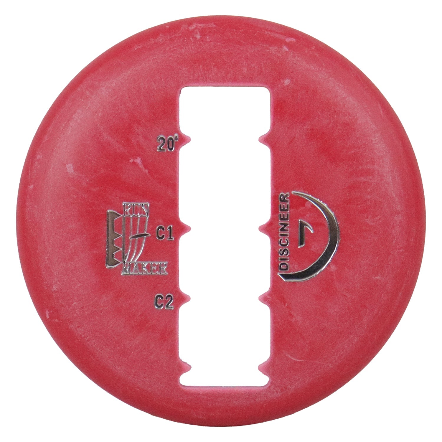 Discineer Run Maker Disc Golf Distance Estimating Mini Marker for Circle 1 & 2