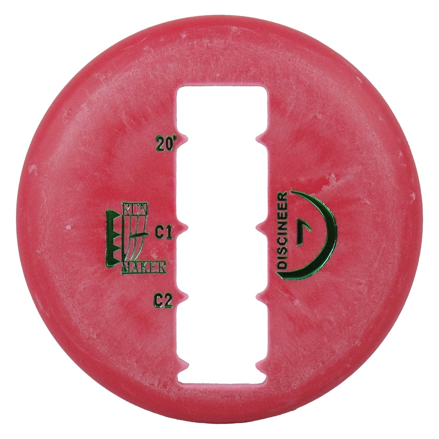 Discineer Run Maker Disc Golf Distance Estimating Mini Marker for Circle 1 & 2