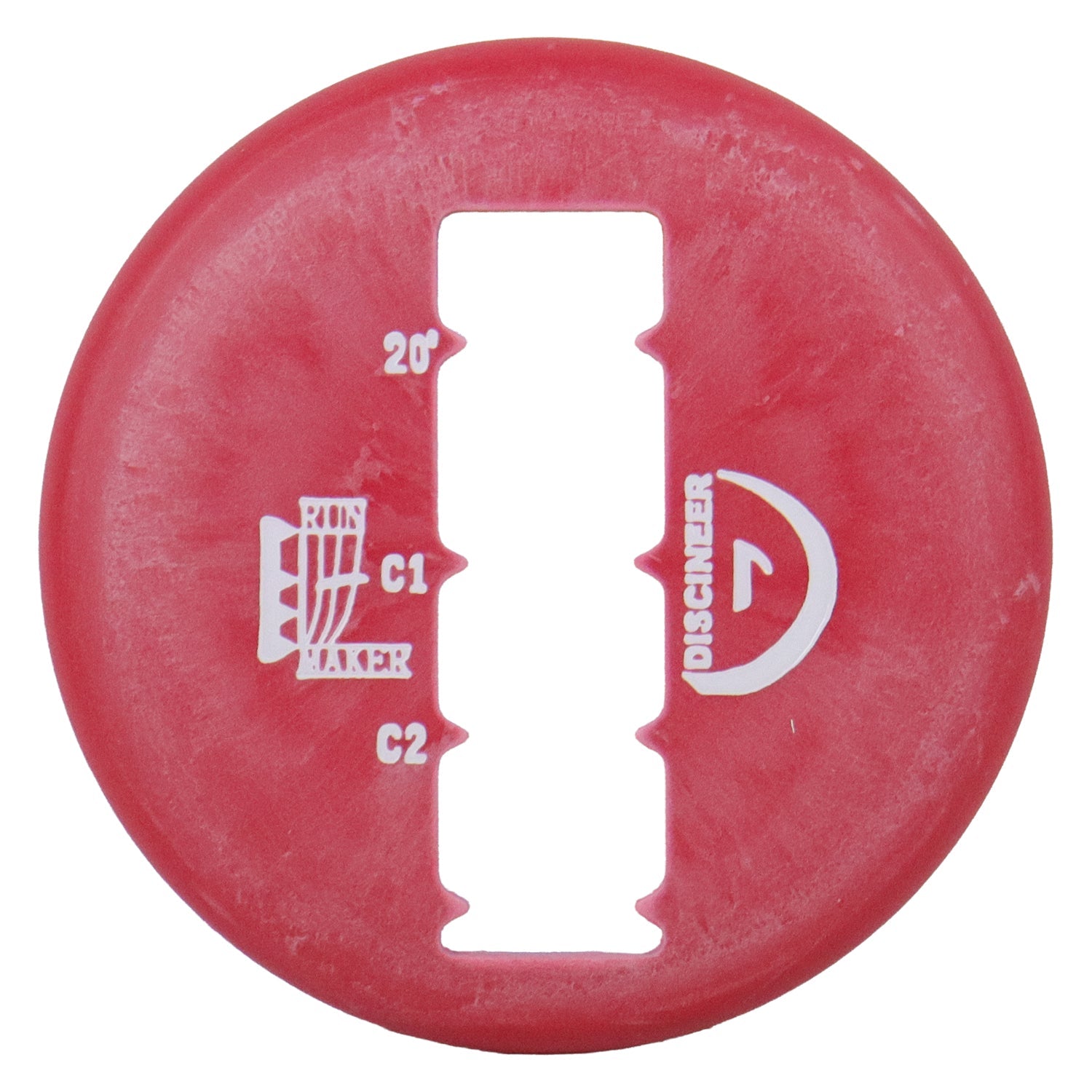 Discineer Run Maker Disc Golf Distance Estimating Mini Marker for Circle 1 & 2