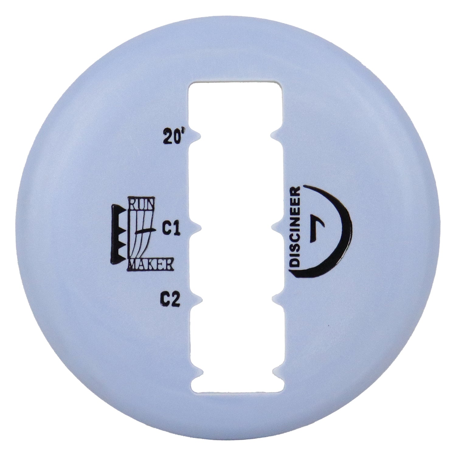 Discineer Run Maker Disc Golf Distance Estimating Mini Marker for Circle 1 & 2