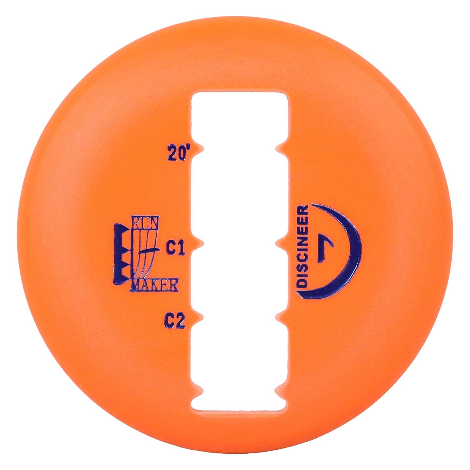 Discineer Run Maker Disc Golf Distance Estimating Mini Marker for Circle 1 & 2