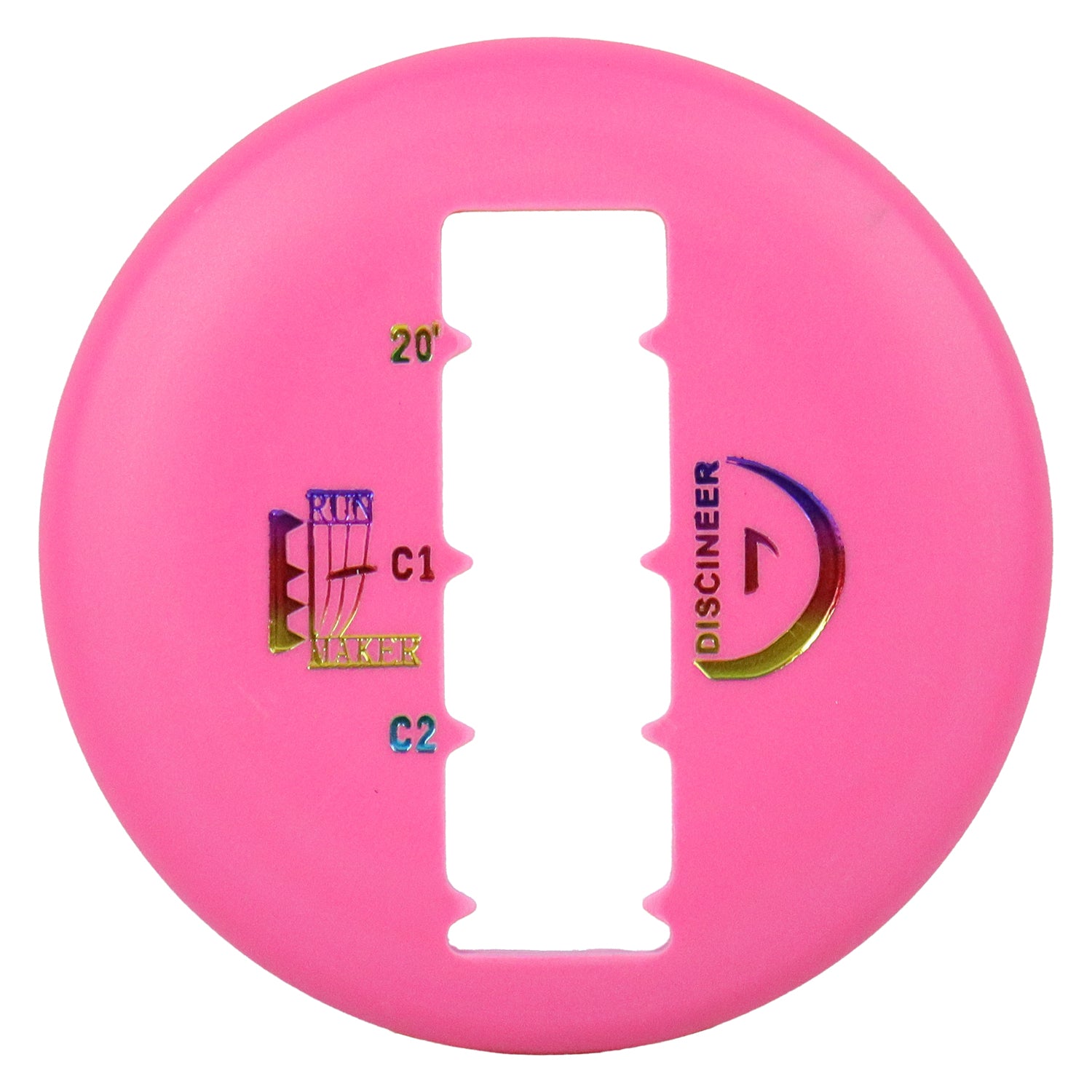 Discineer Run Maker Disc Golf Distance Estimating Mini Marker for Circle 1 & 2