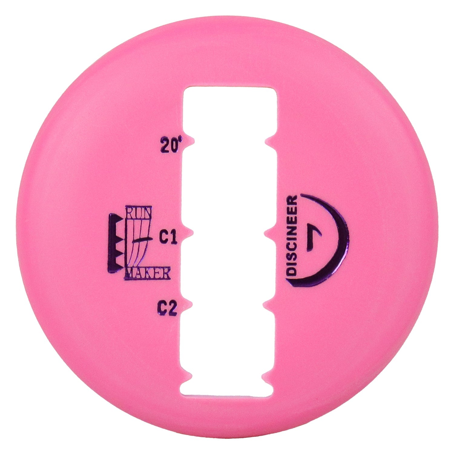 Discineer Run Maker Disc Golf Distance Estimating Mini Marker for Circle 1 & 2