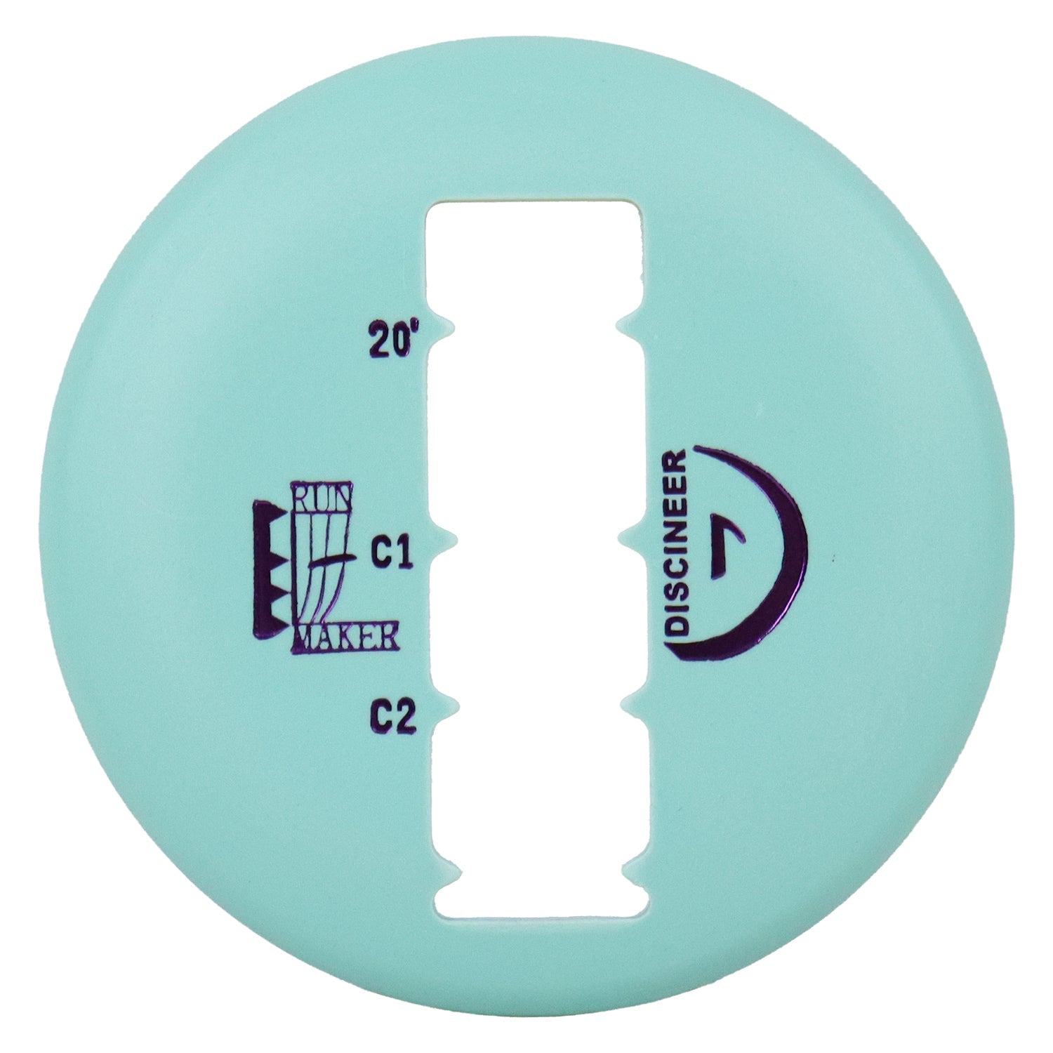 Discineer Run Maker Disc Golf Distance Estimating Mini Marker for Circle 1 & 2