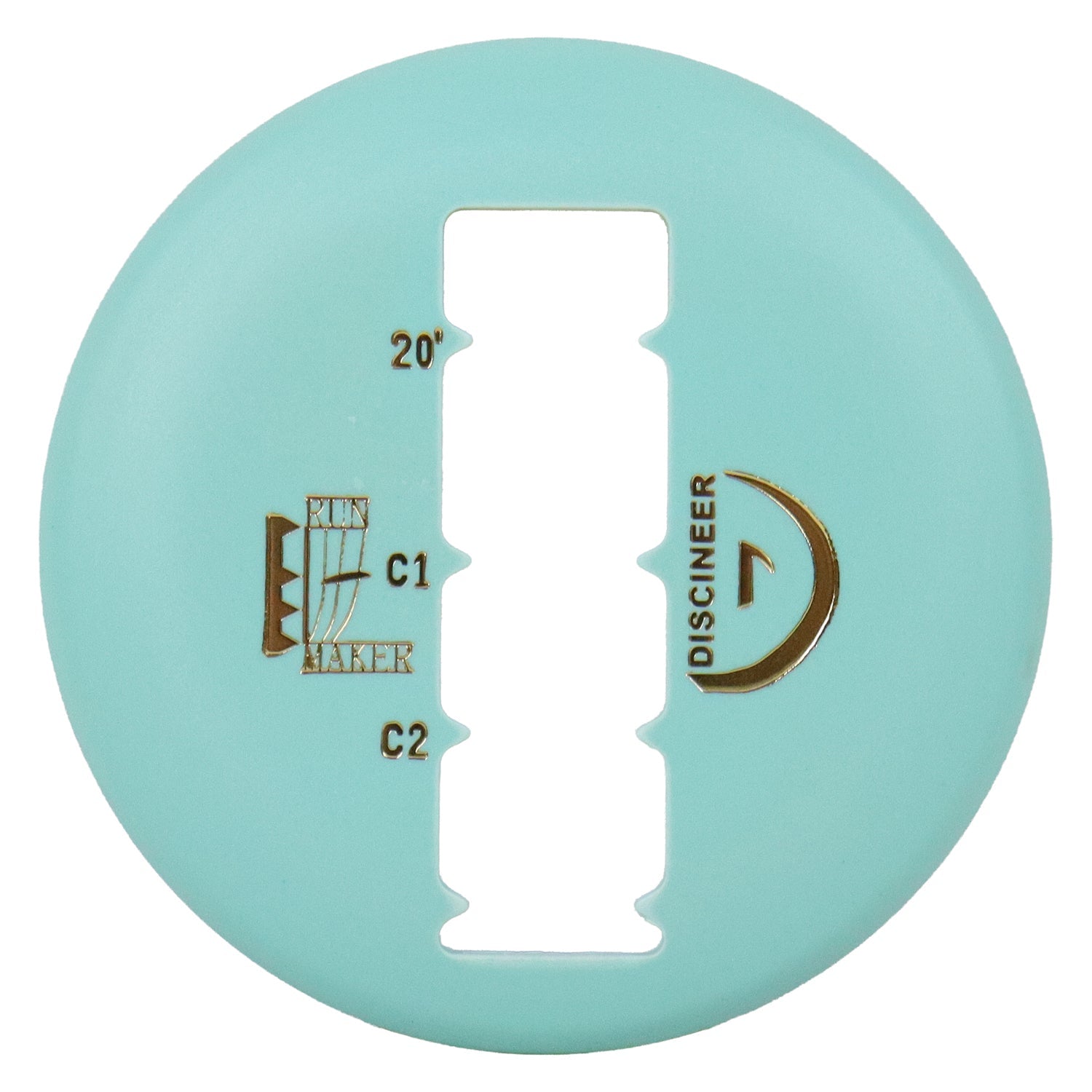 Discineer Run Maker Disc Golf Distance Estimating Mini Marker for Circle 1 & 2