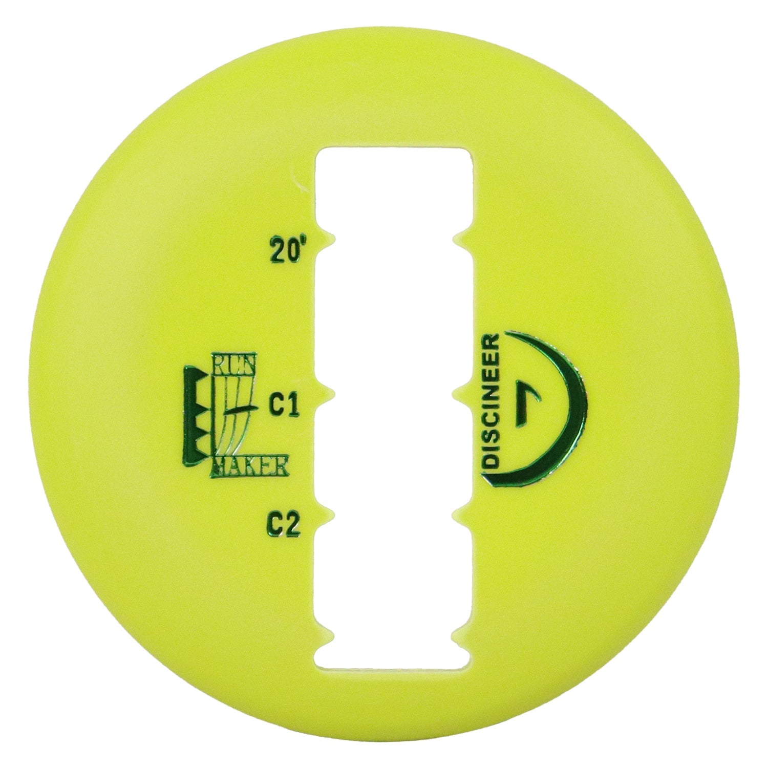 Discineer Run Maker Disc Golf Distance Estimating Mini Marker for Circle 1 & 2