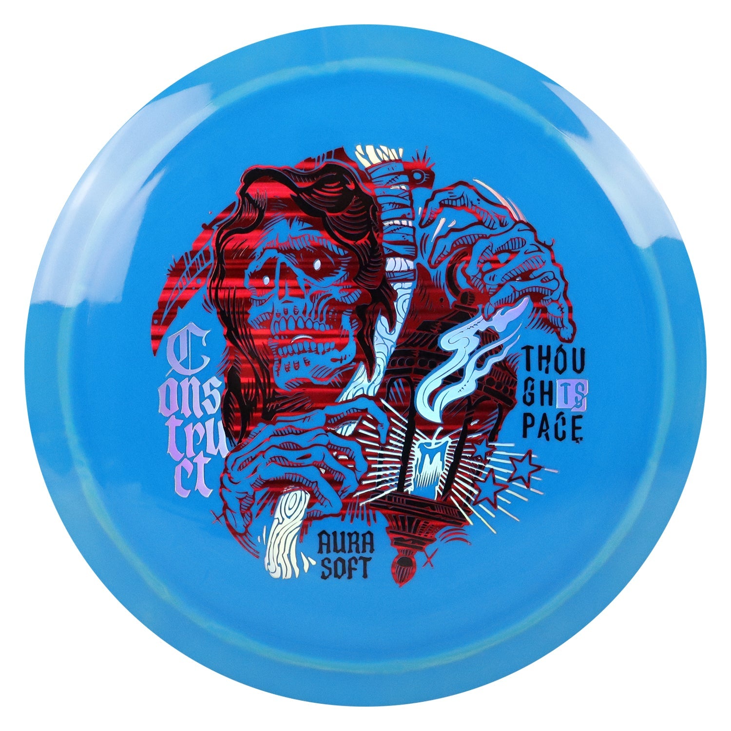 Thought Space Disc Golf Aura Soft Construct Distance Driver 10/6/-1/2 - Choose Exact Disc