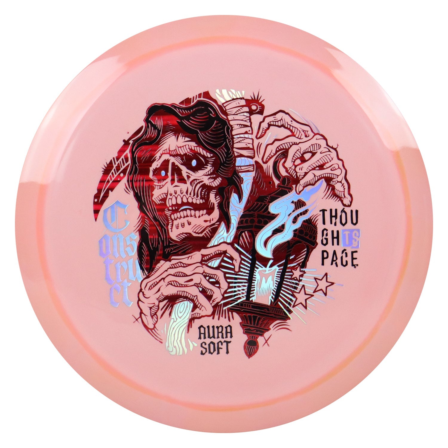 Thought Space Disc Golf Aura Soft Construct Distance Driver 10/6/-1/2 - Choose Exact Disc