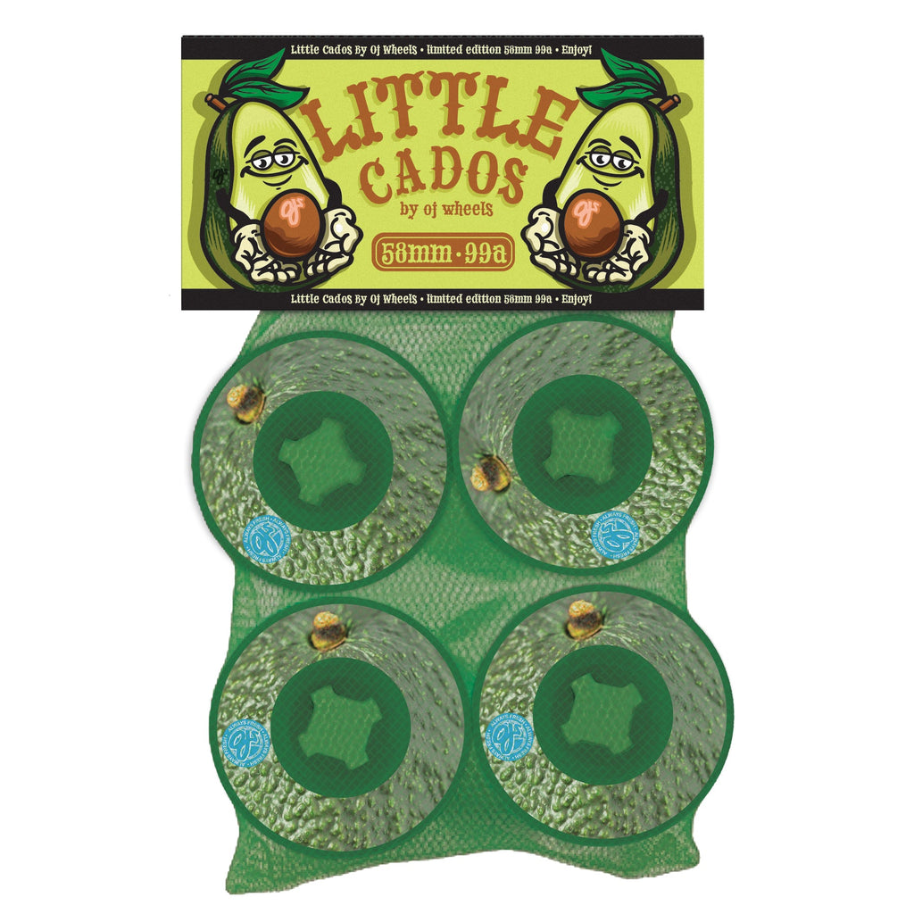 OJ Skateboard Wheels 58mm Avocado Lil Doodies 99A Green