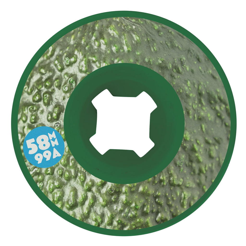 OJ Skateboard Wheels 58mm Avocado Lil Doodies 99A Green