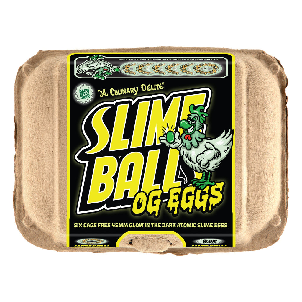 Slime Balls Skateboard Wheels 45mm OG Eggs Mini Chubbies 99A Glow in the Dark