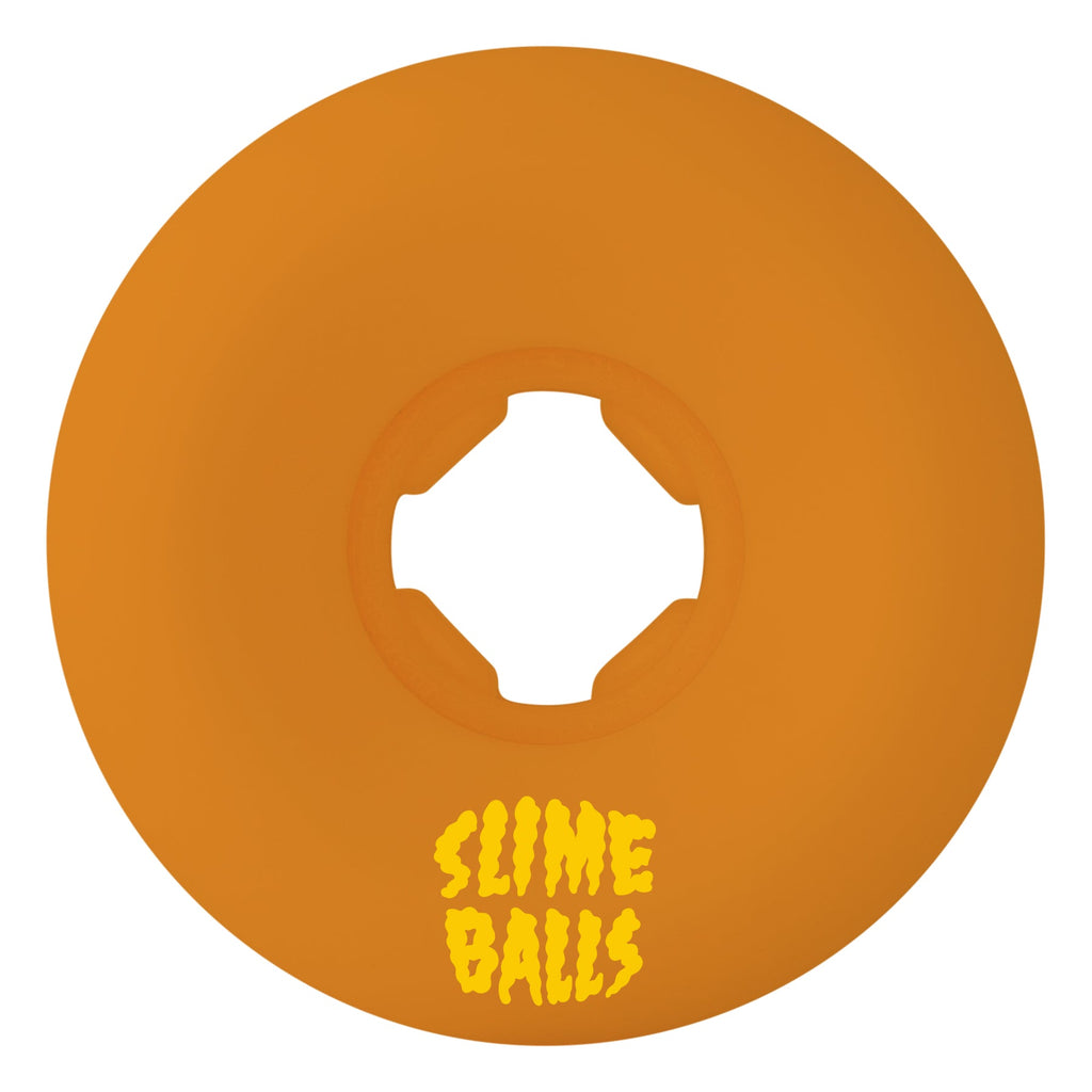 Slime Balls Skateboard Wheels 54mm Ed Templeton Vomit Mini Hardline 95A Orange