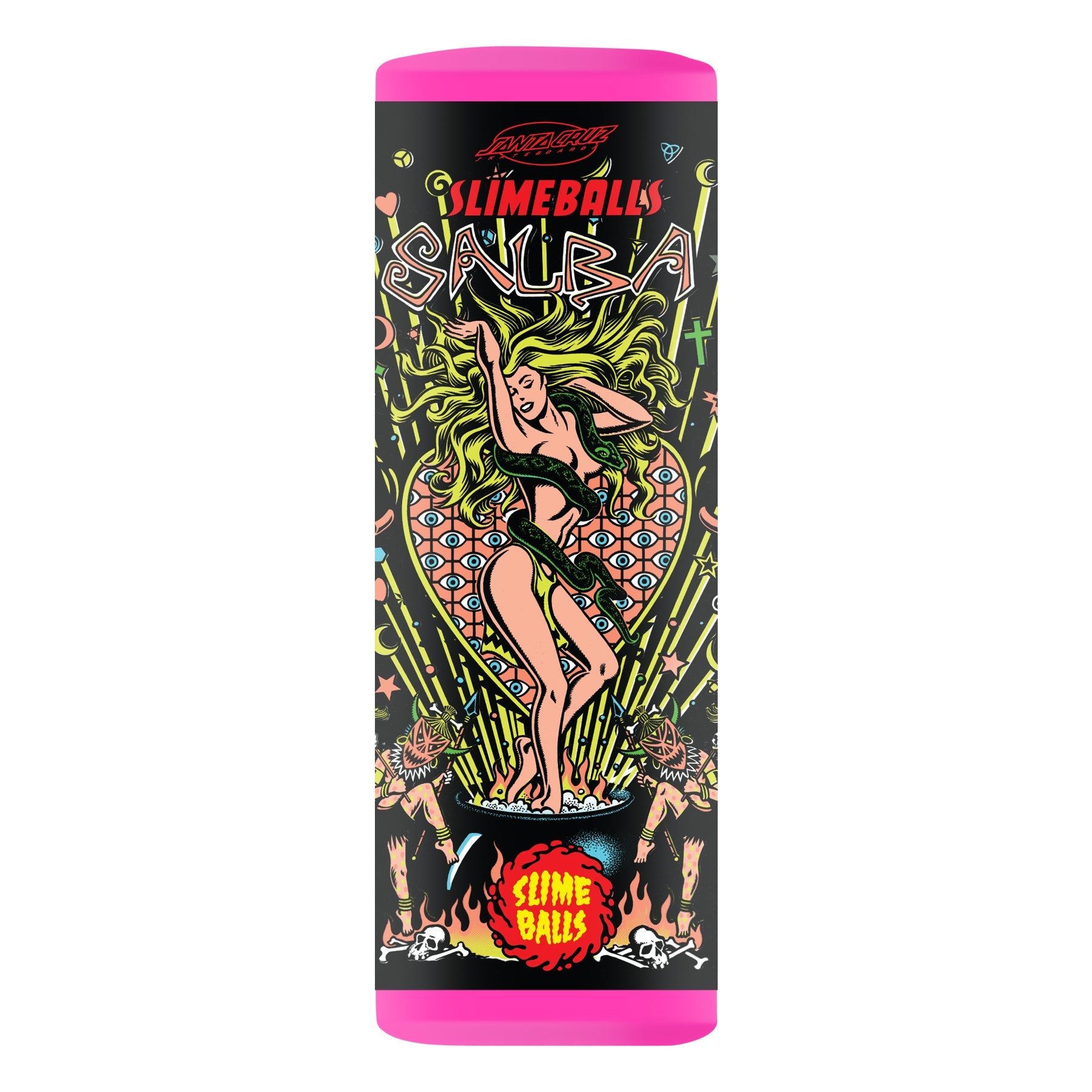 Slime Balls Skateboard Wheels 60mm Salba Witch Doctor Reissue OG Slime 78A Pink