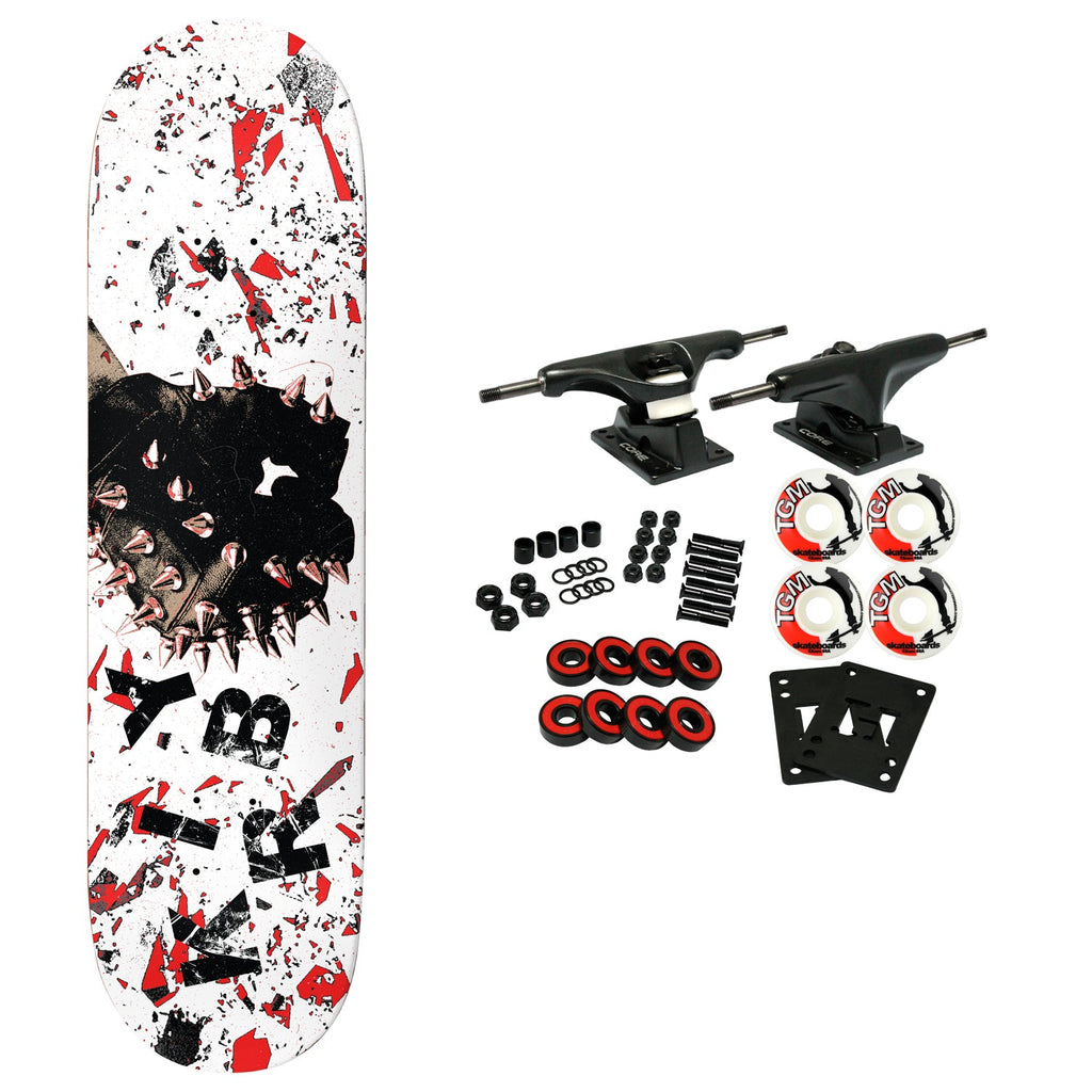 Deathwish Skateboard Complete Taylor Kirby Ironmind White 8.25" x 32"
