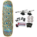 Heroin Skateboard Complete Seeing Double Mutated Symmetrical Gold 9.5" x 32"