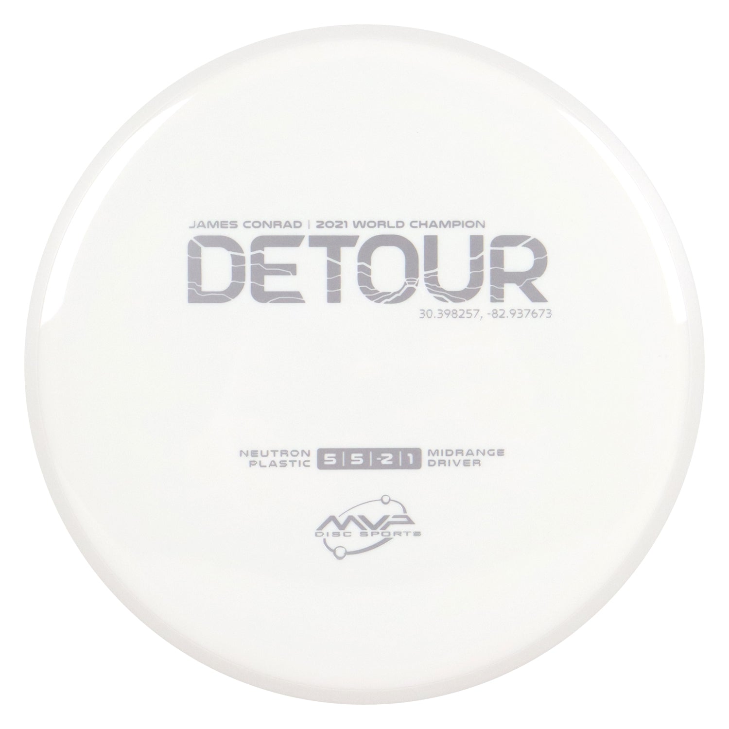MVP Discs Sports Project Lab Coat James Conrad Neutron Detour Midrange 5/5/-2/1 - Choose Exact Disc