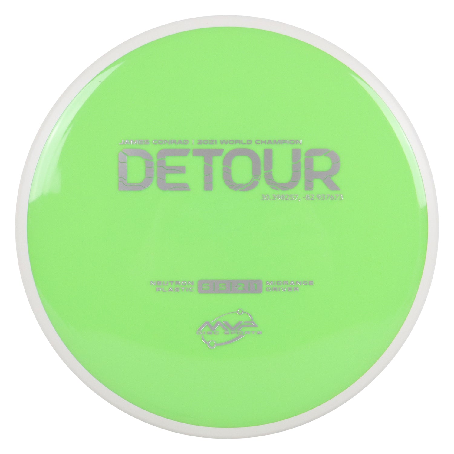 MVP Discs Sports Project Lab Coat James Conrad Neutron Detour Midrange 5/5/-2/1 - Choose Exact Disc