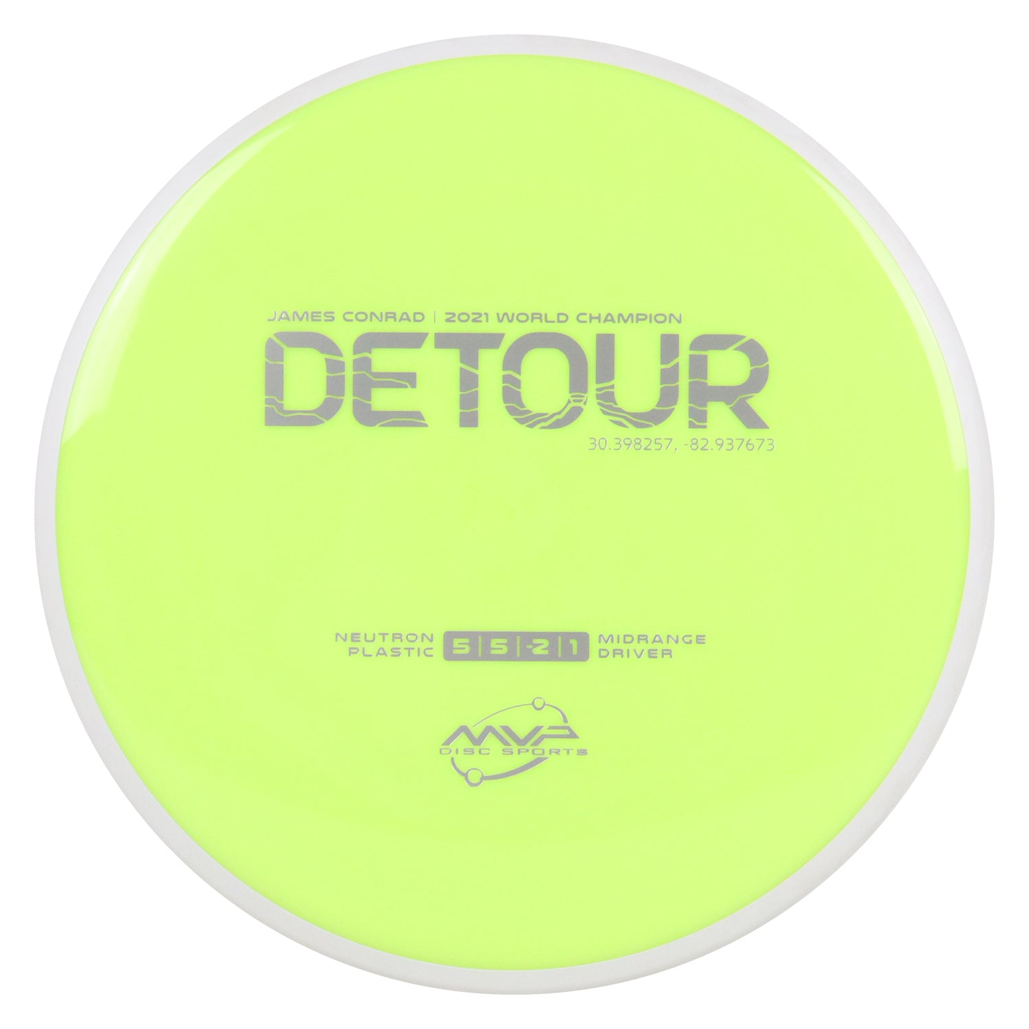 MVP Discs Sports Project Lab Coat James Conrad Neutron Detour Midrange 5/5/-2/1 - Choose Exact Disc