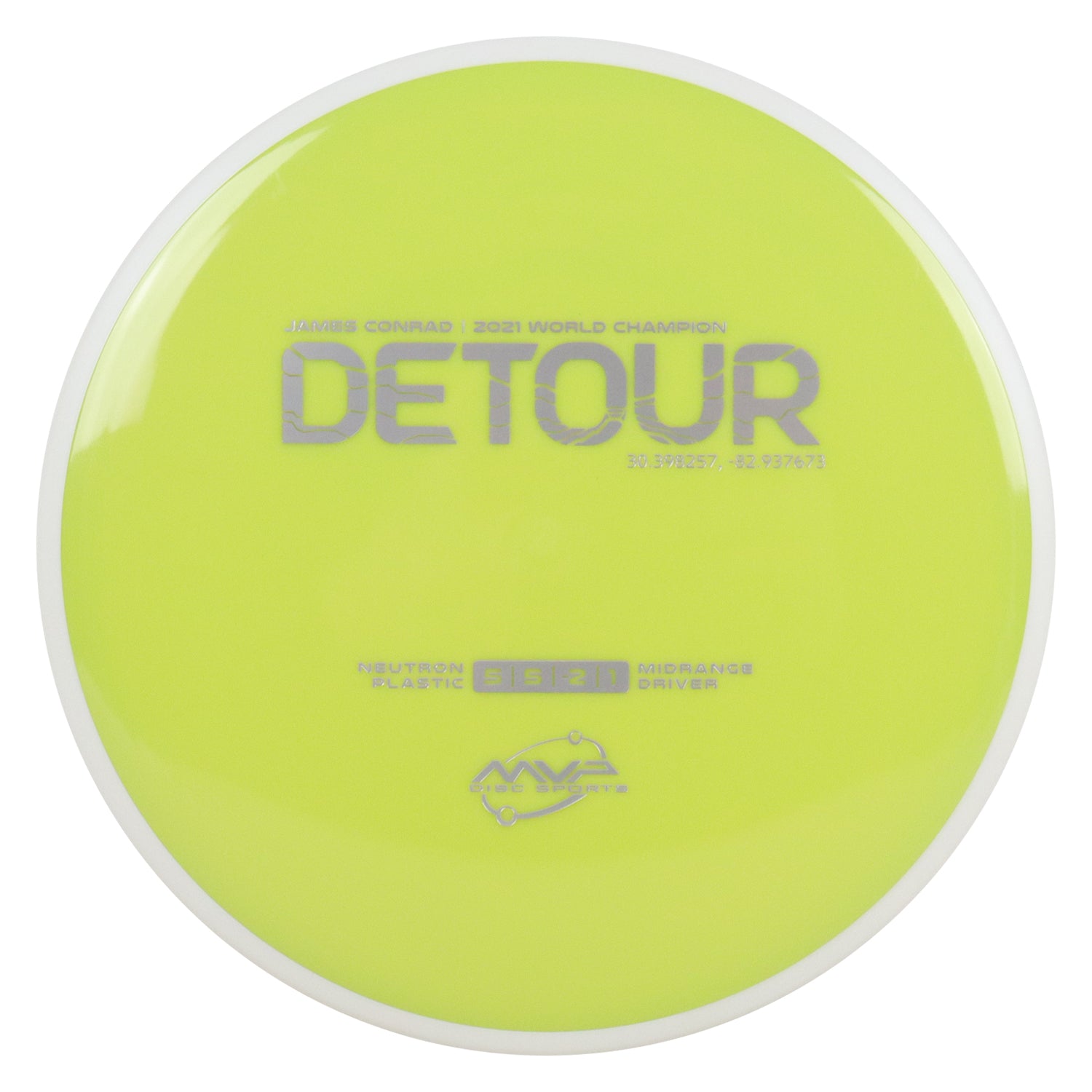 MVP Discs Sports Project Lab Coat James Conrad Neutron Detour Midrange 5/5/-2/1 - Choose Exact Disc