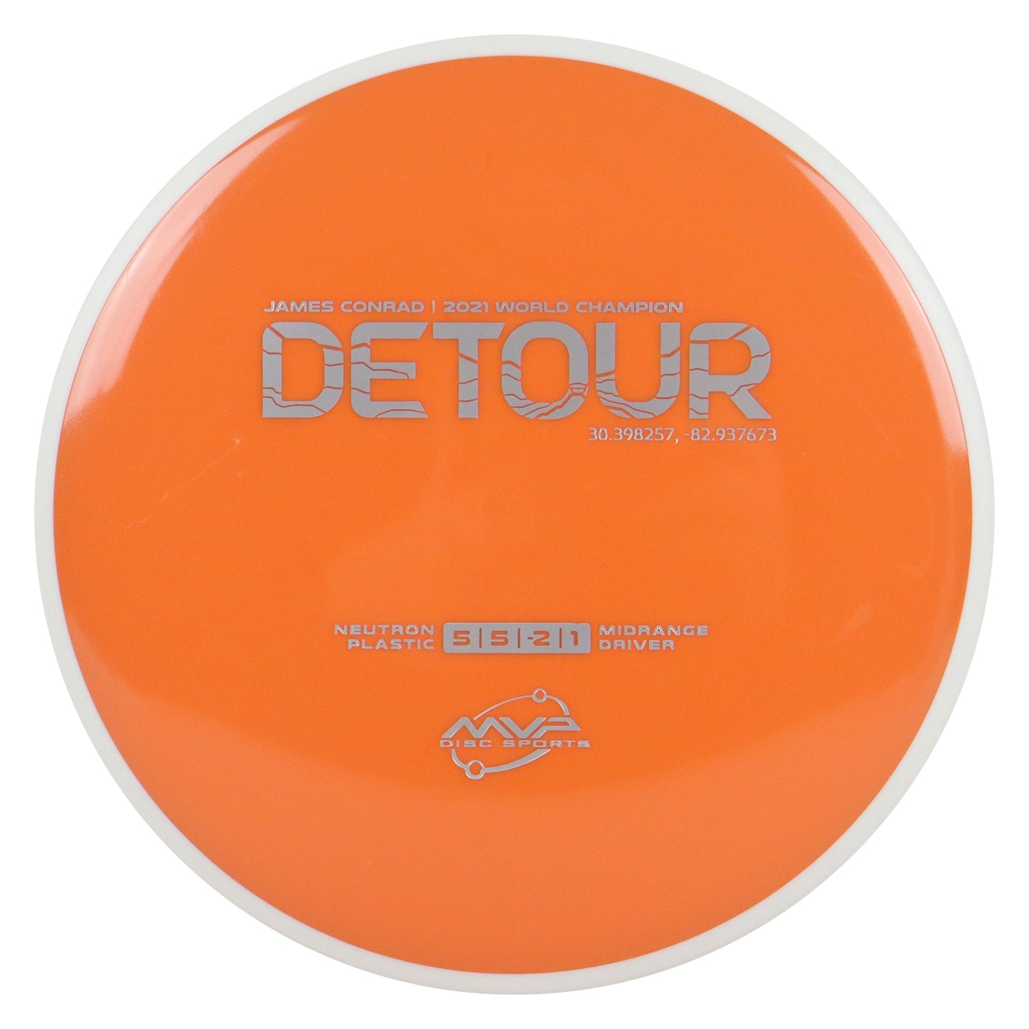 MVP Discs Sports Project Lab Coat James Conrad Neutron Detour Midrange 5/5/-2/1 - Choose Exact Disc