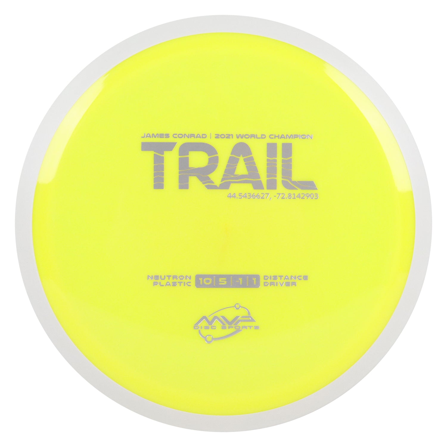 MVP Discs Sports Project Lab Coat James Conrad Neutron Trail Distance Driver 10/5/-1/1 - Choose Exact Disc